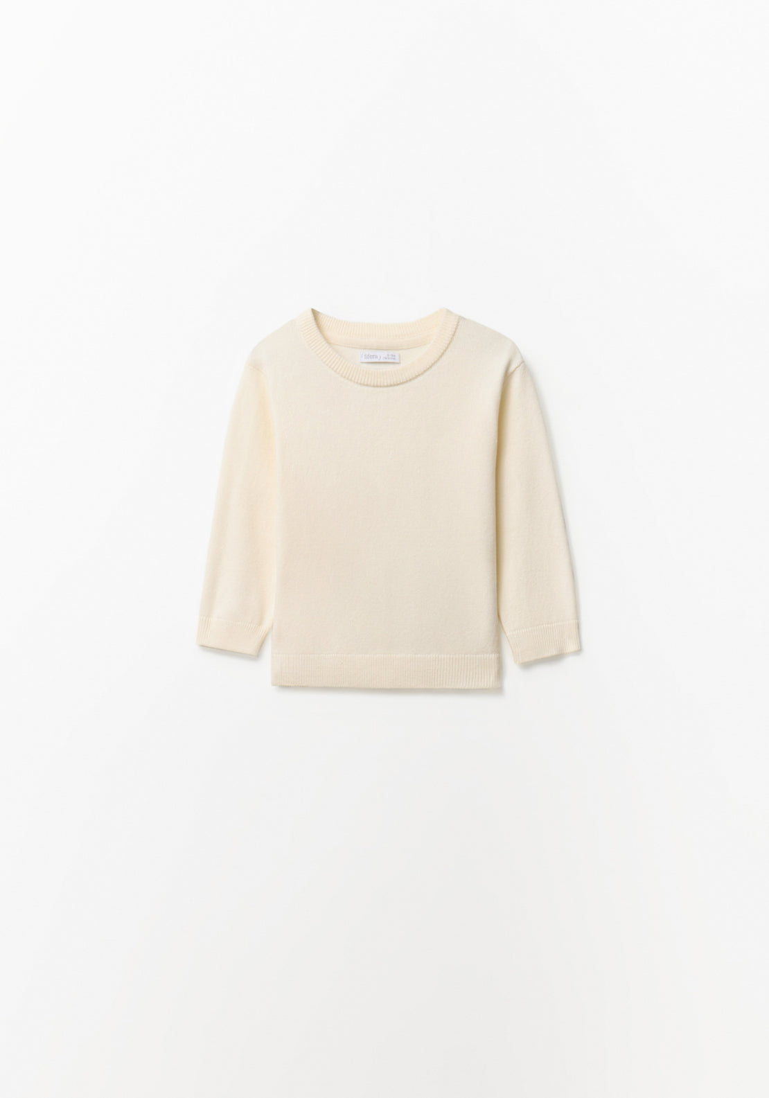 Plain Basic Sweater - White