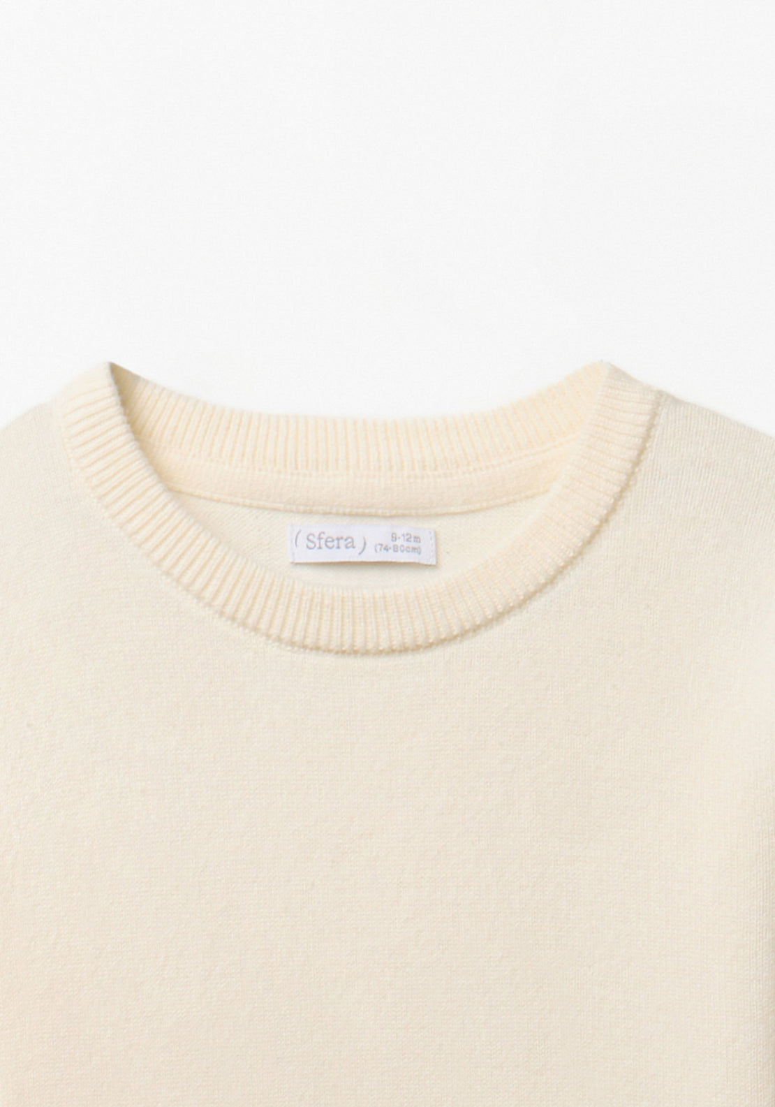 Plain Basic Sweater - White