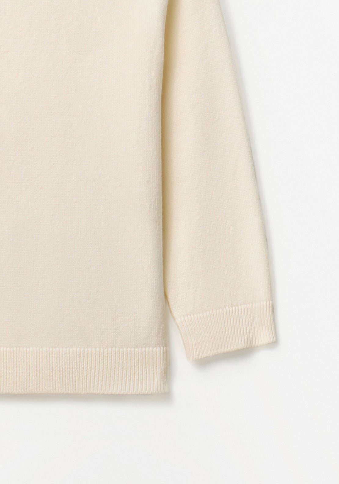 Plain Basic Sweater - White