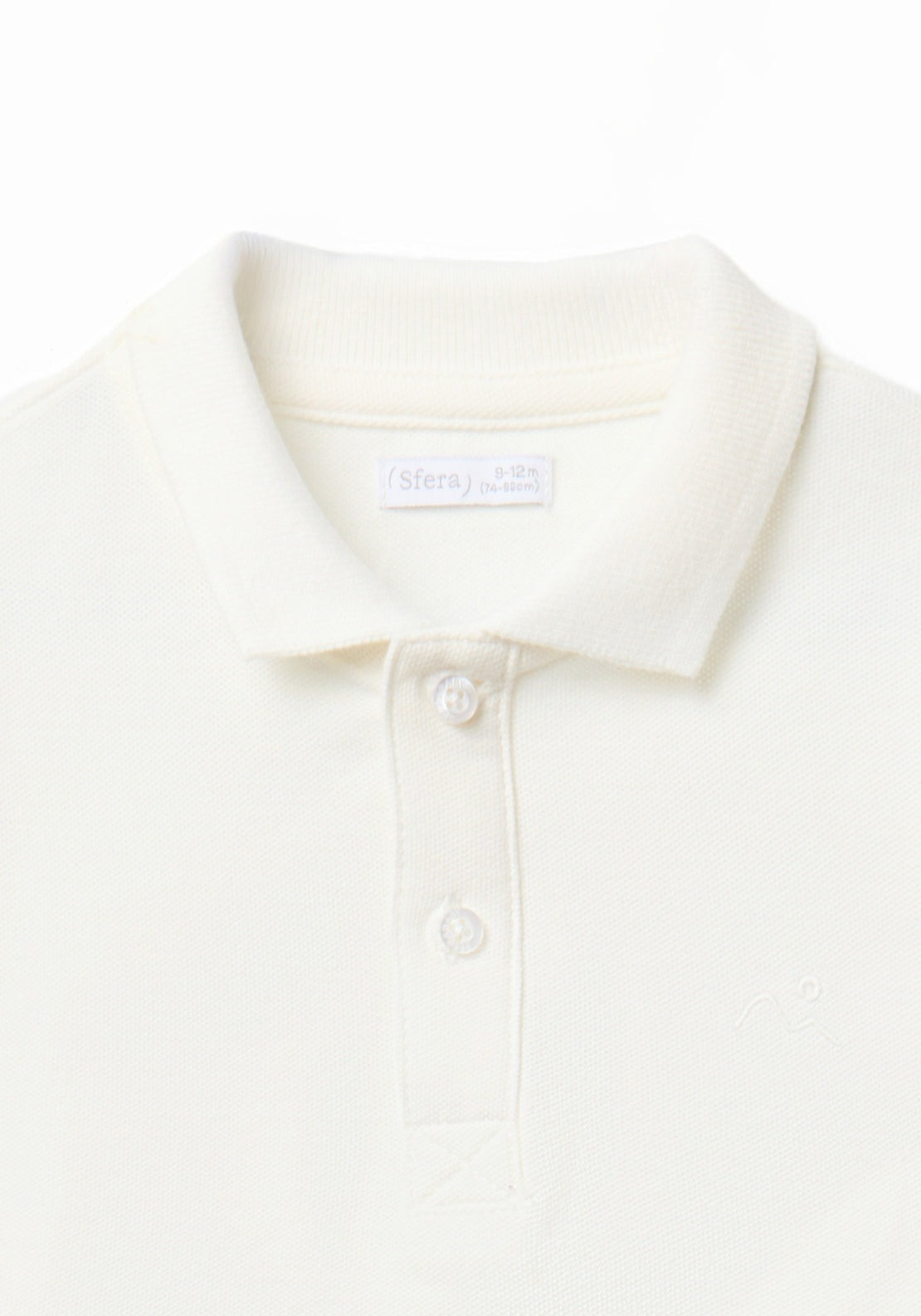 Solid Colour Polo Shirt - White