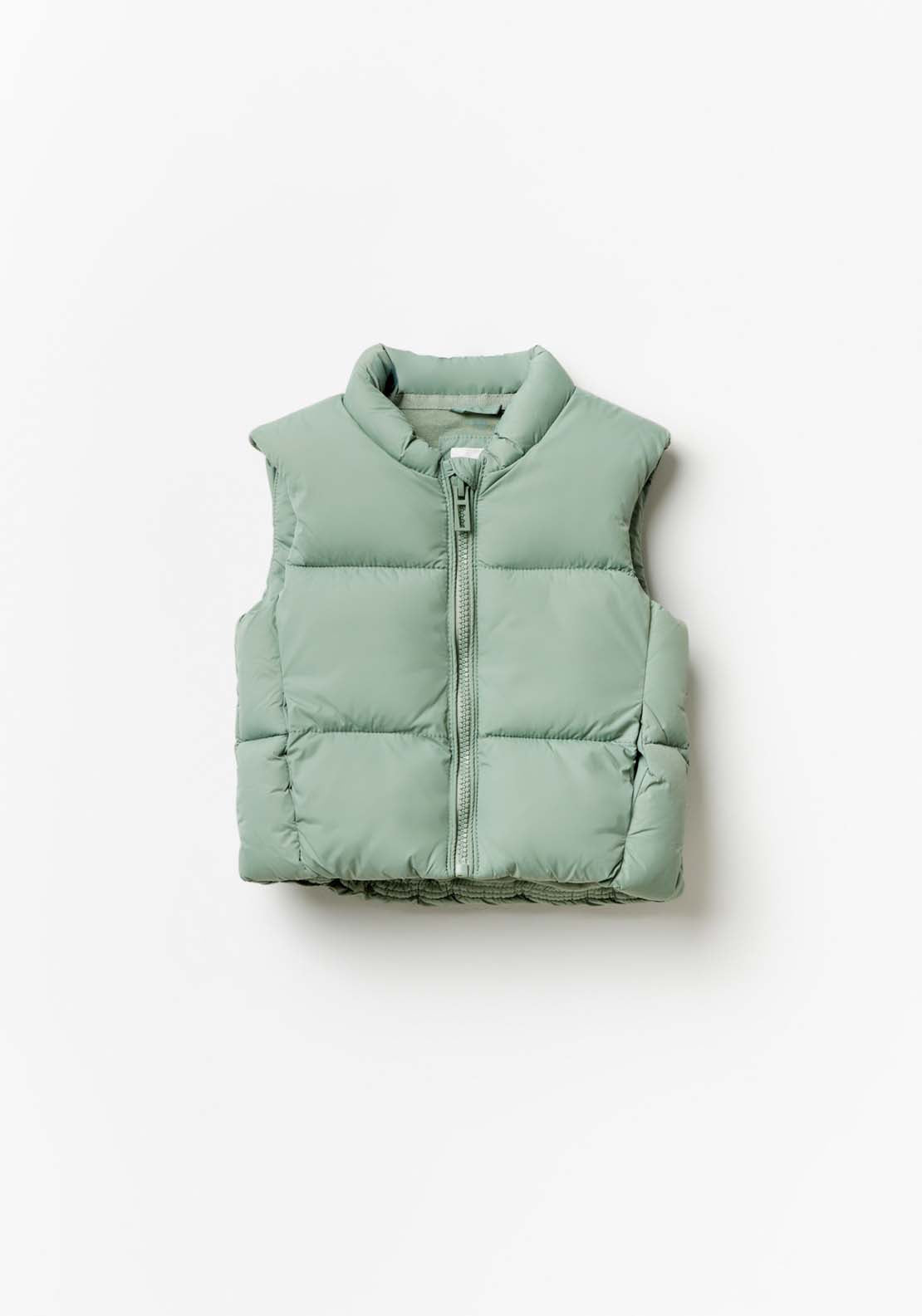 Sfera Plain Gilet - Green 1 Shaws Department Stores
