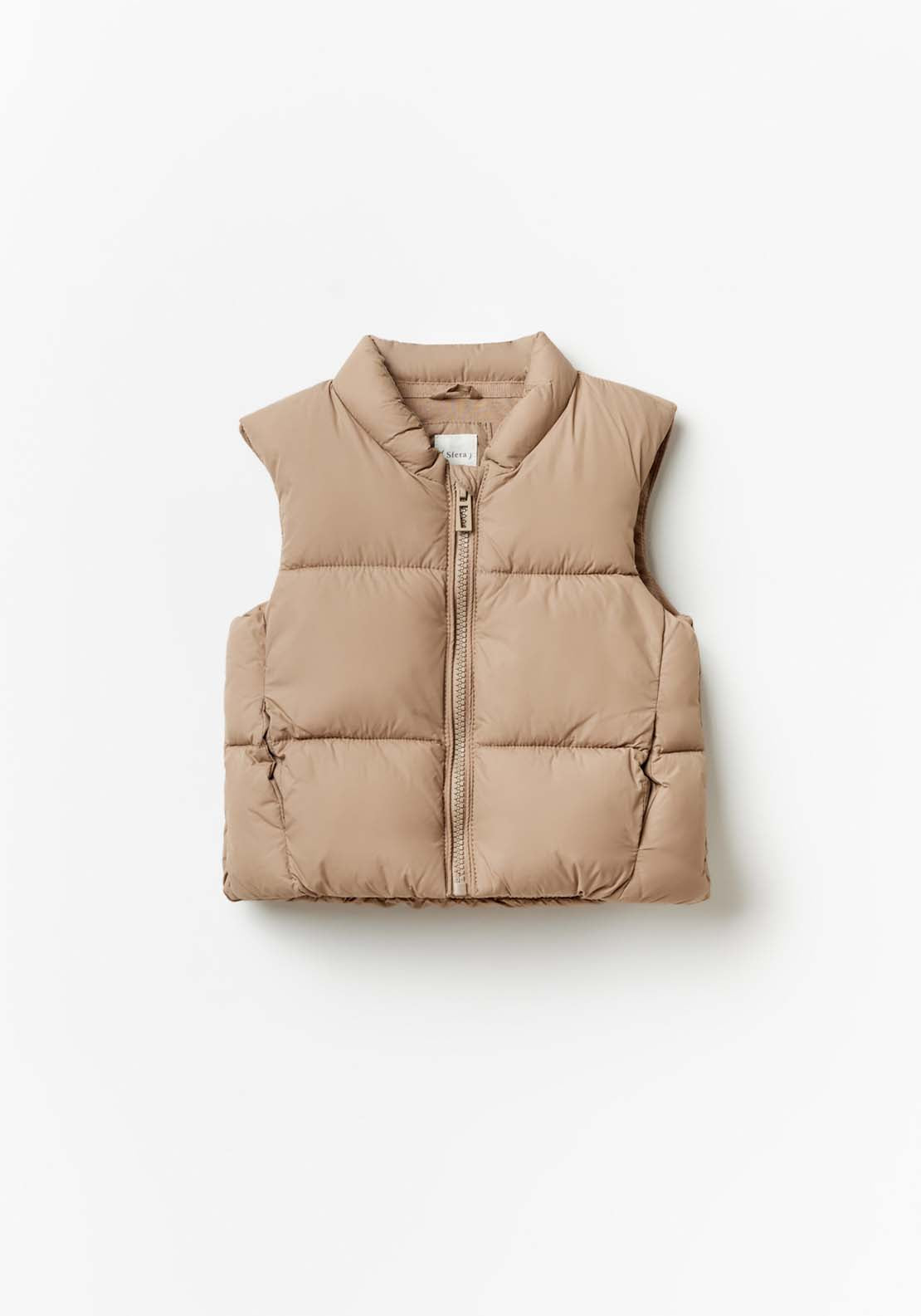 Sfera Baby Boy Plain Gilet - Brown 4 Shaws Department Stores