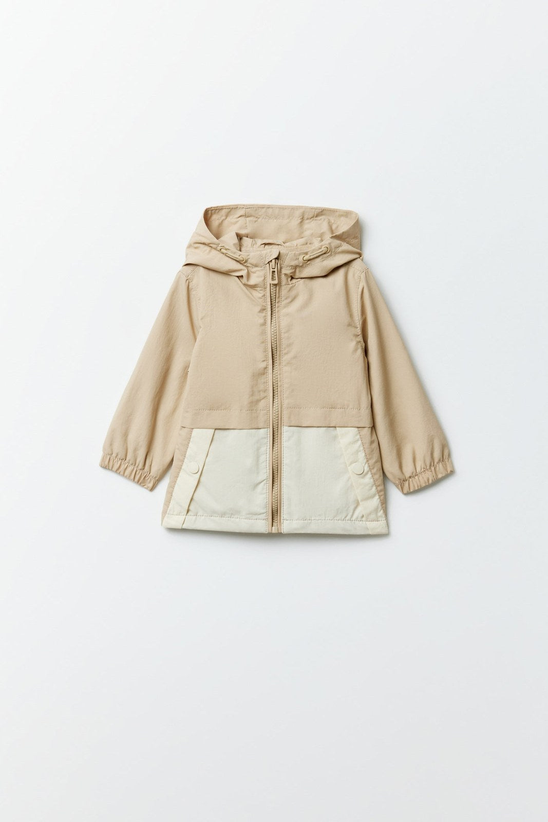 Sfera Two-colour hooded windcheater - Beige 4 Shaws Department Stores