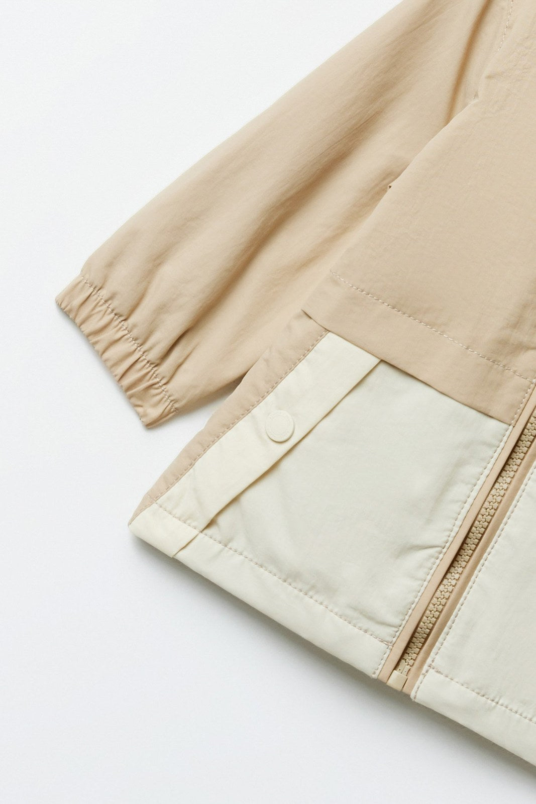 Sfera Two-colour hooded windcheater - Beige 7 Shaws Department Stores