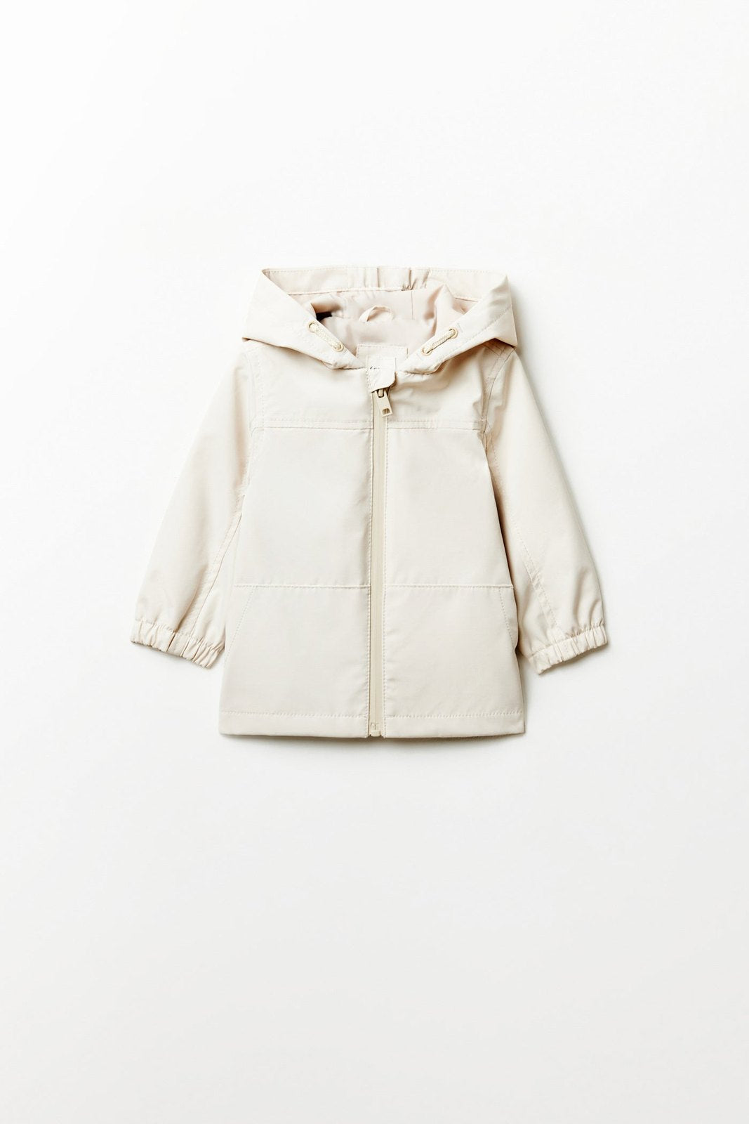 Sfera Pocket plain windcheater - Ecru 1 Shaws Department Stores