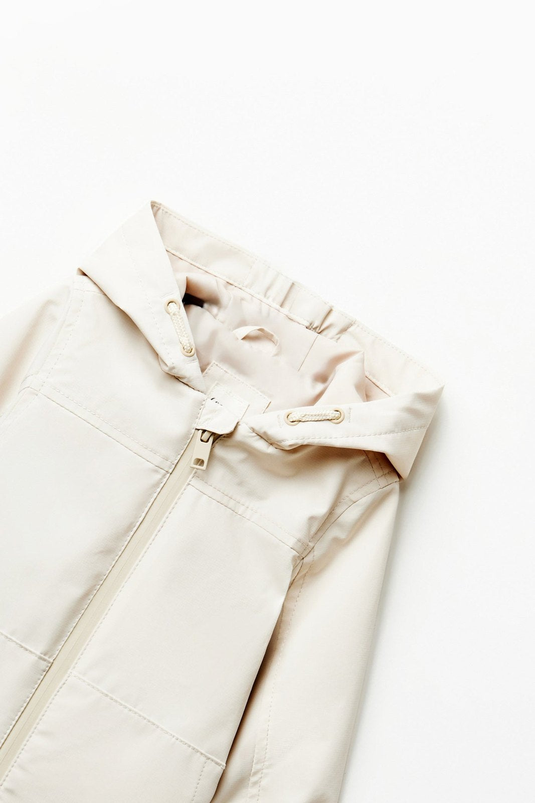 Sfera Pocket plain windcheater - Ecru 2 Shaws Department Stores
