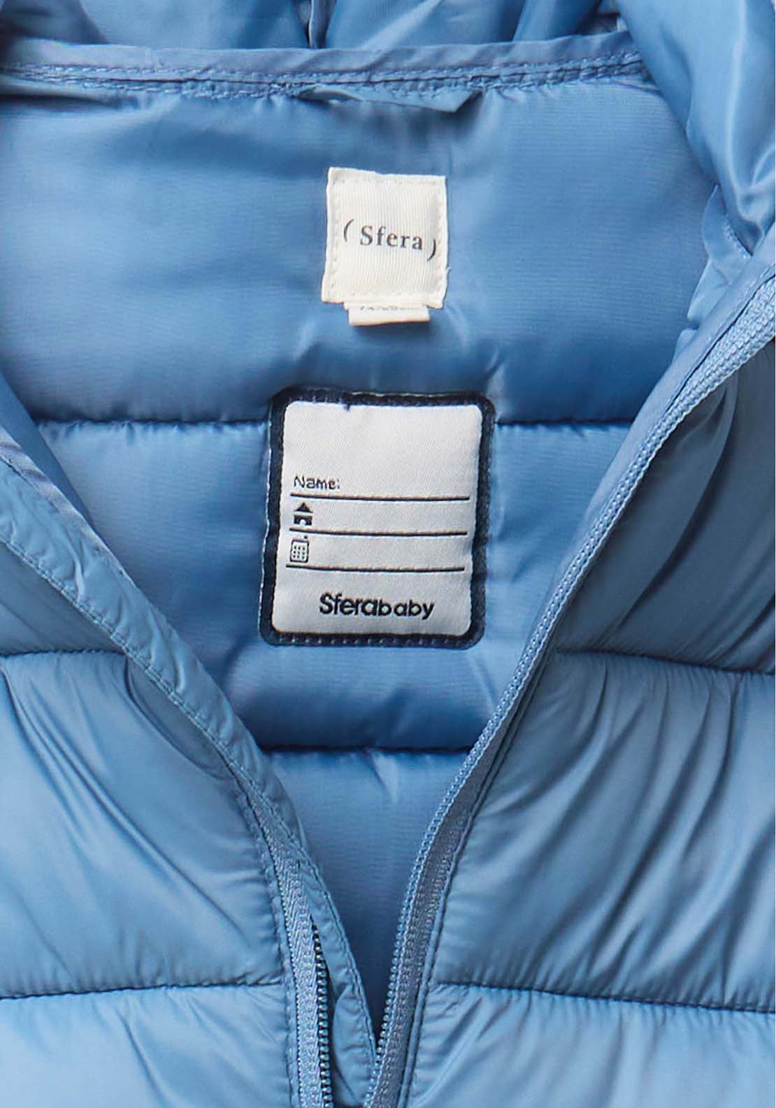 Lightweight Quilted Coat - Blue
