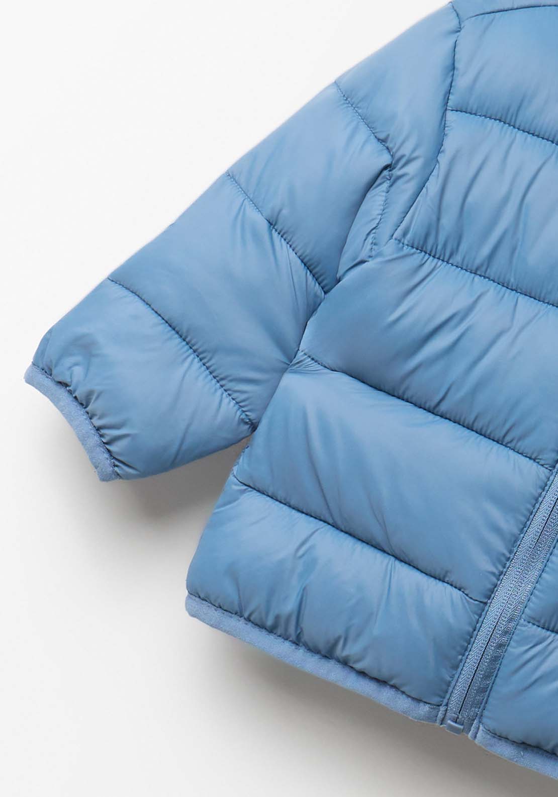 Lightweight Quilted Coat - Blue