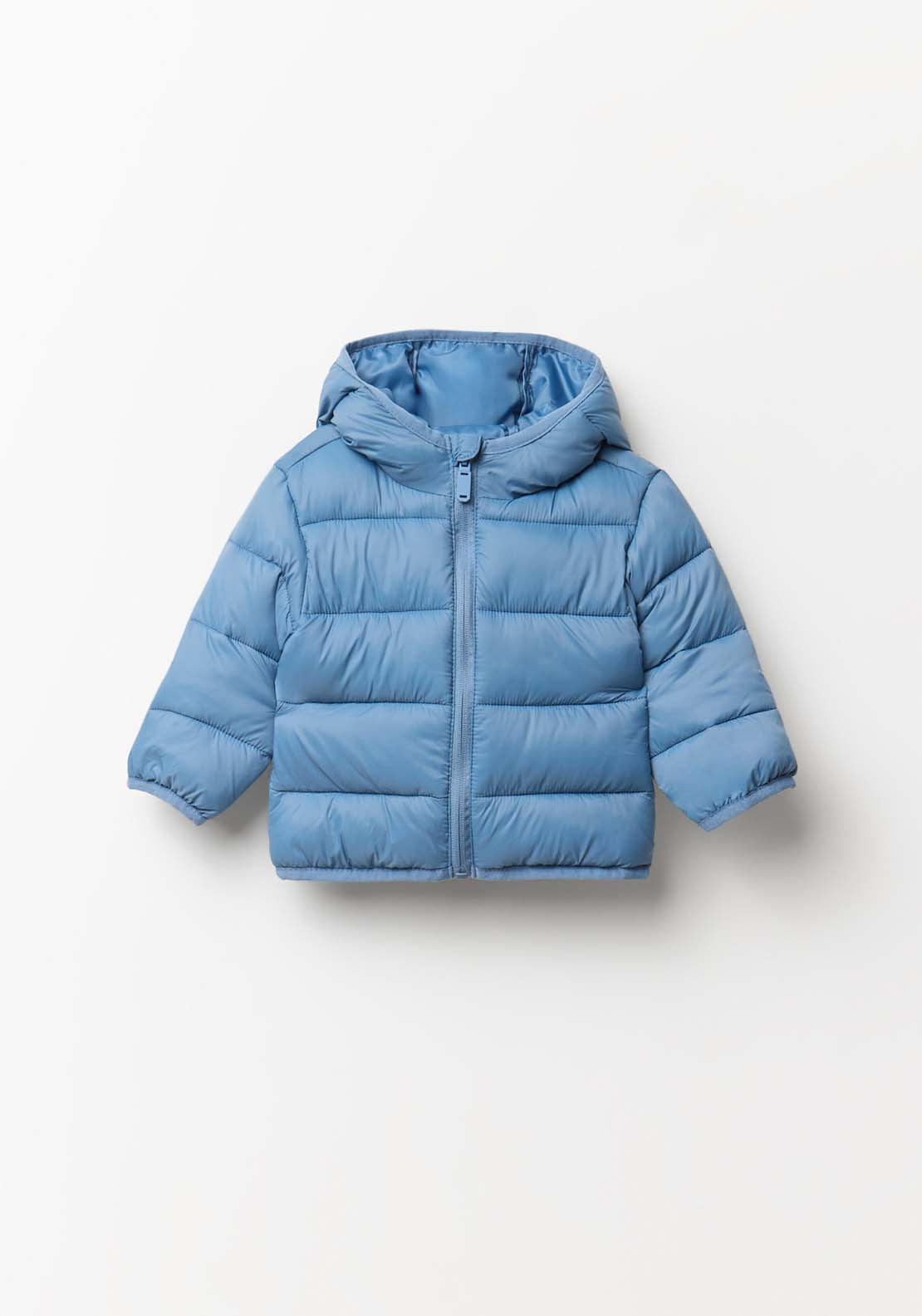Lightweight Quilted Coat - Blue