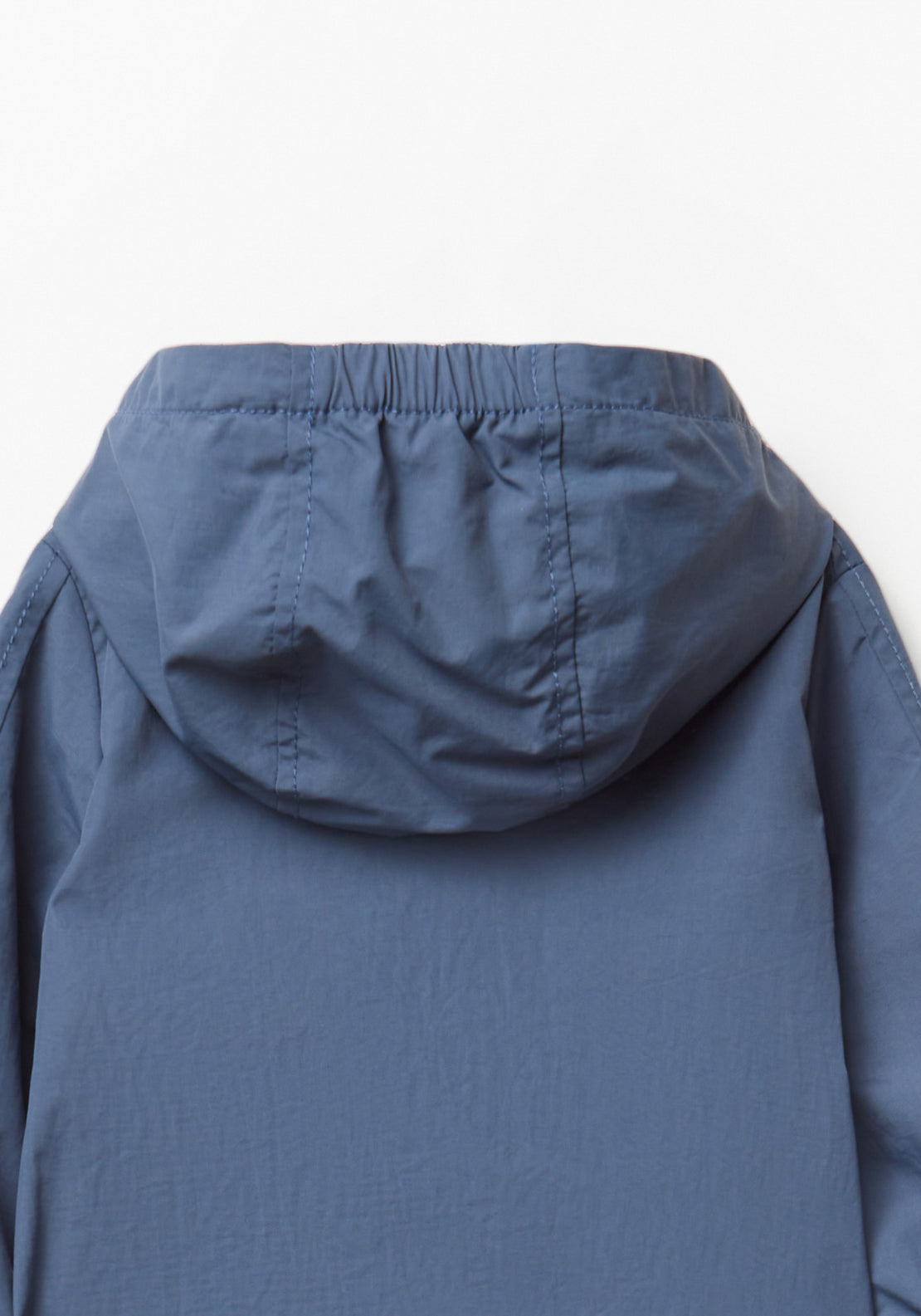 Plain Windbreaker Jacket - Blue
