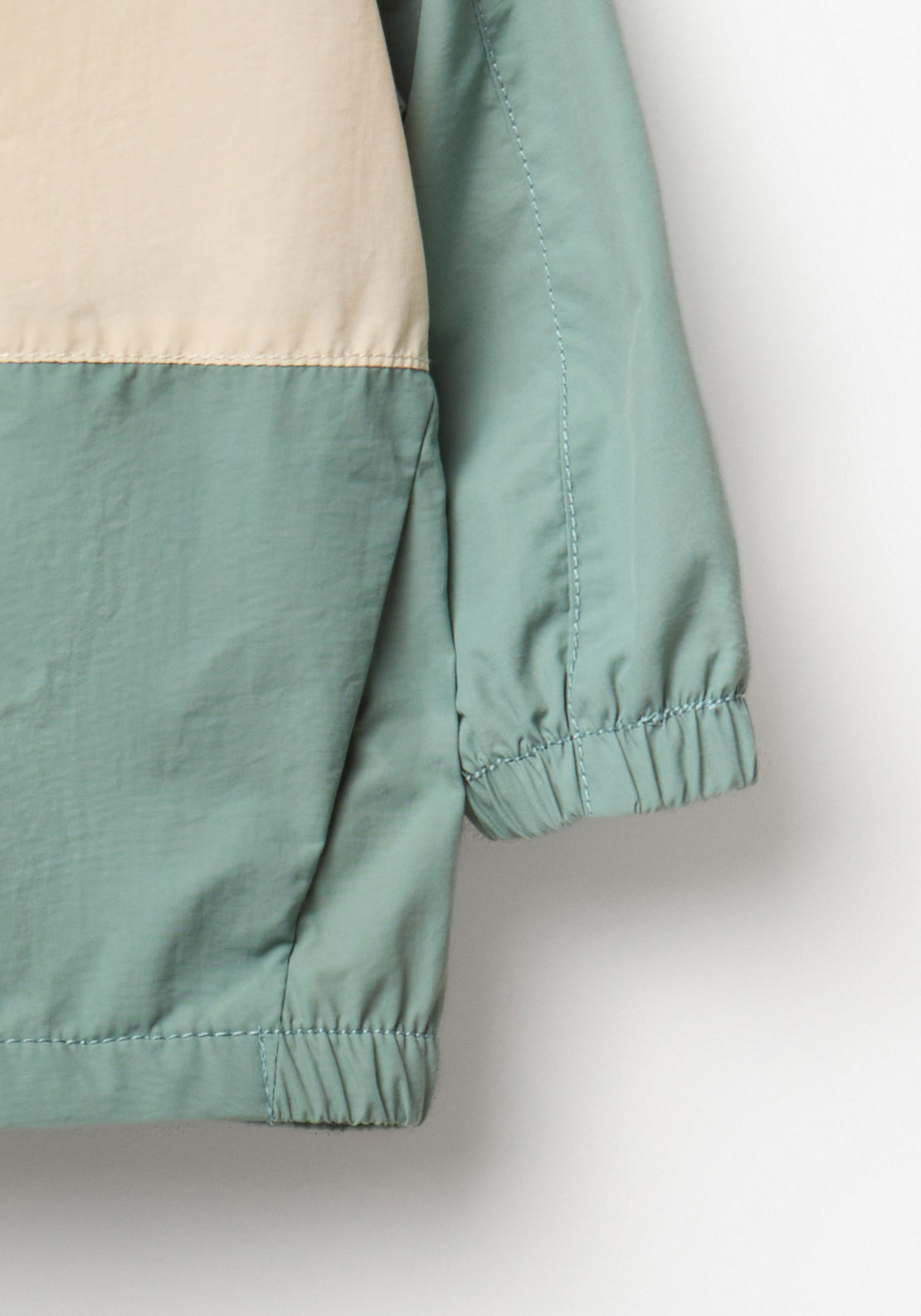 Tricolour Windbreaker - Green