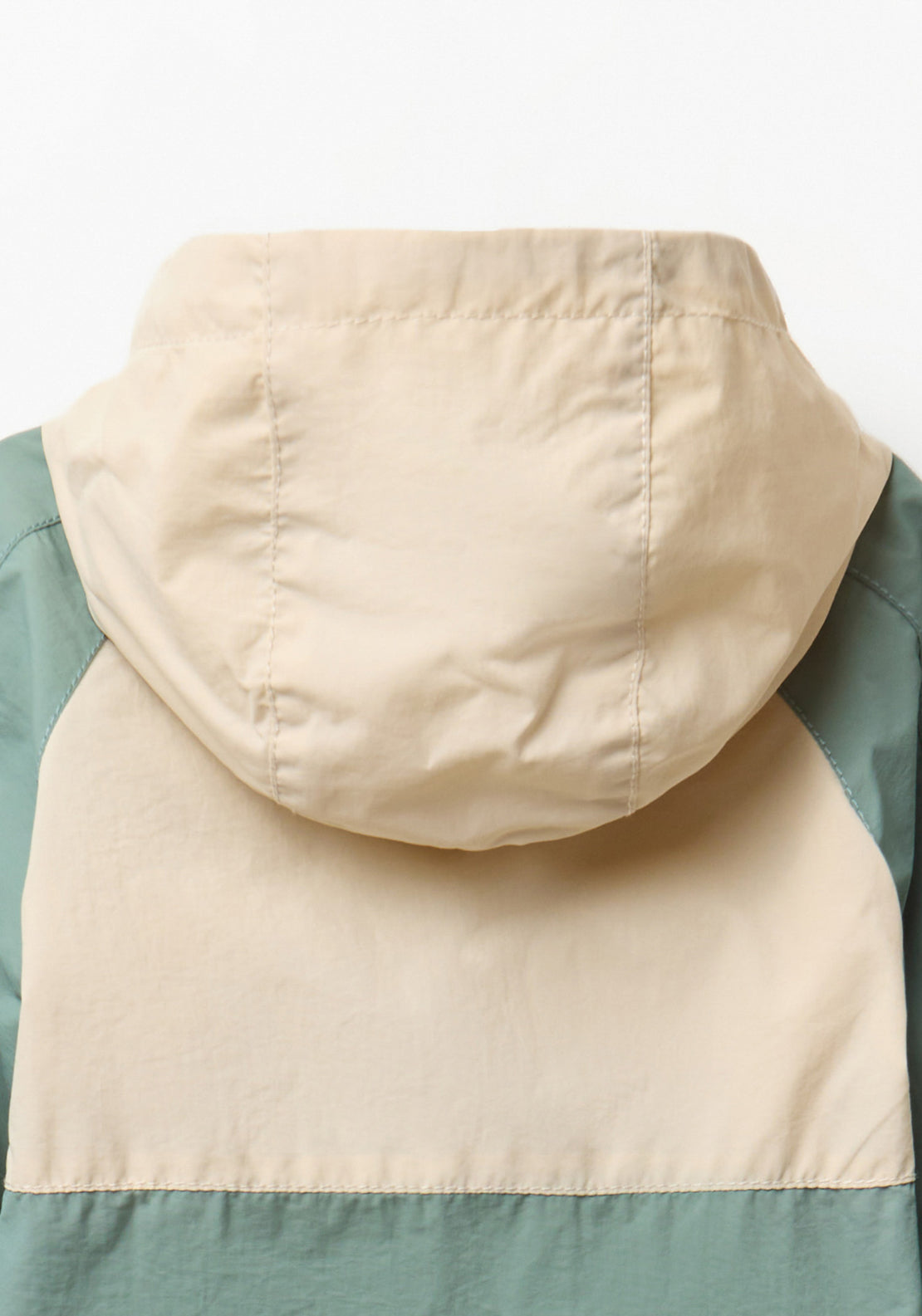 Tricolour Windbreaker - Green