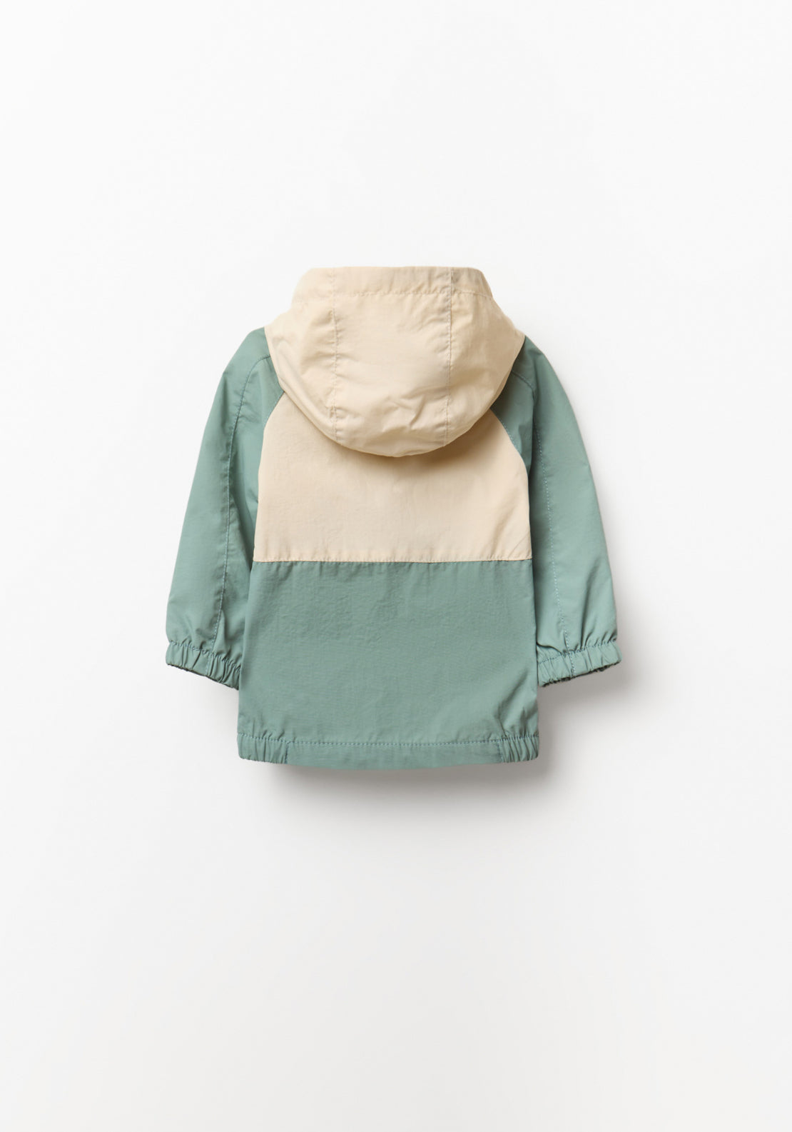 Tricolour Windbreaker - Green