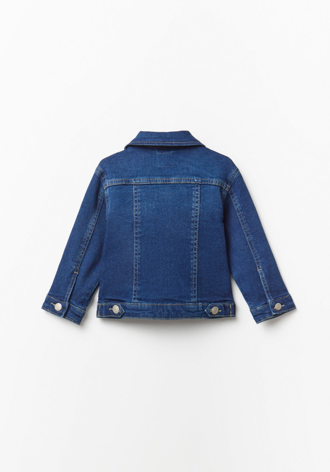 Denim Jacket With Pockets - Denim Medium Wash