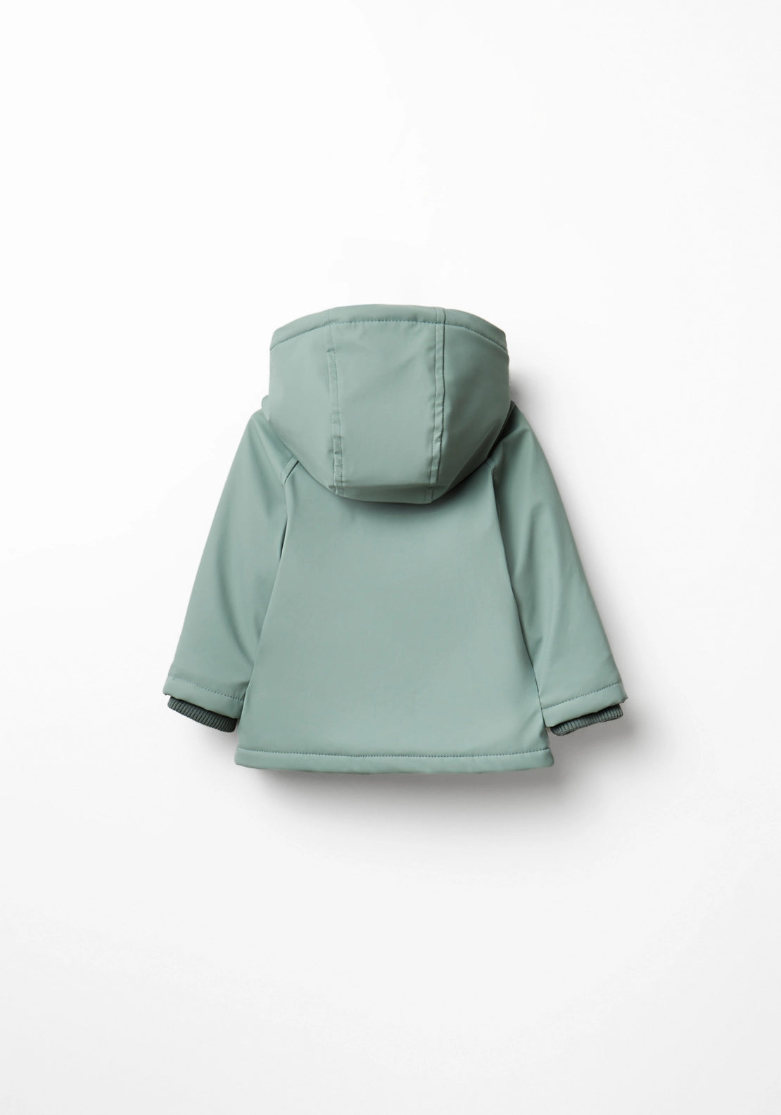 Lined Rubberised Coat - Green