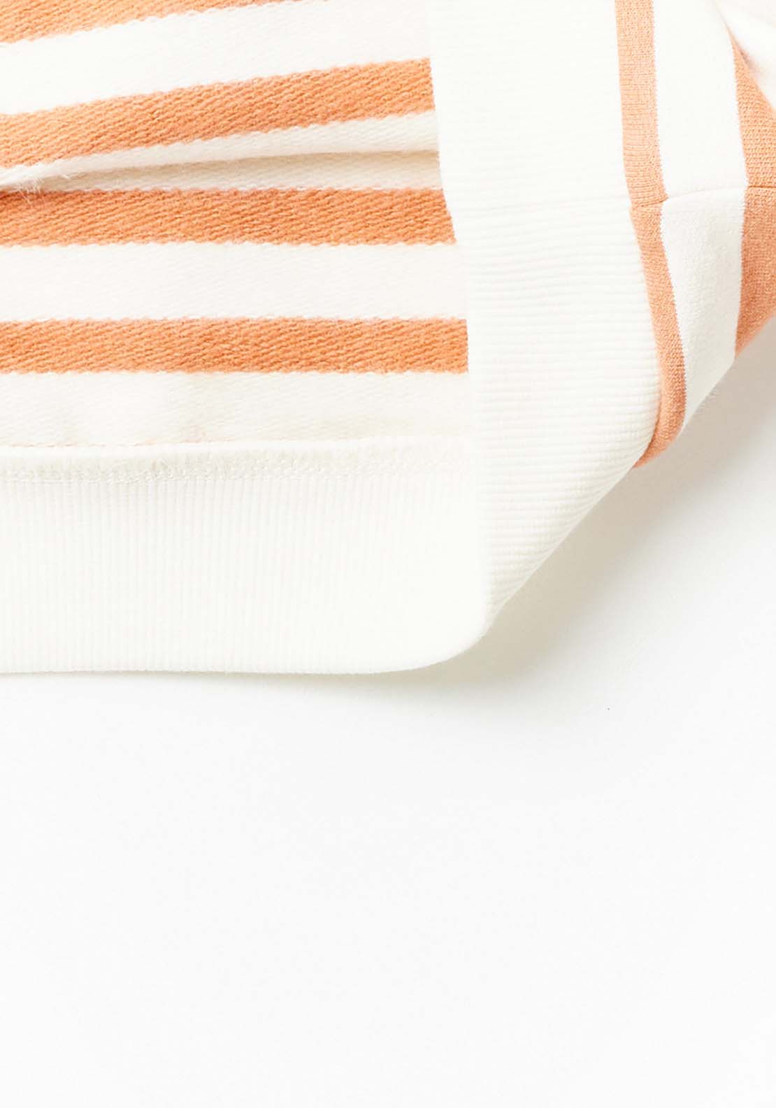 Sfera Baby Boy Striped Sweatshirt - Orange 2 Shaws Department Stores