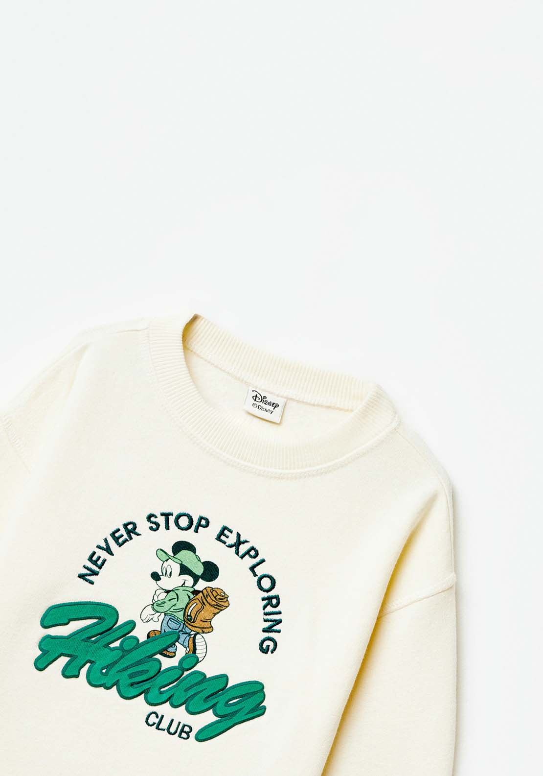Sfera Long Sleeve Mickey Hiking Jumper - White 6 Shaws Department Stores