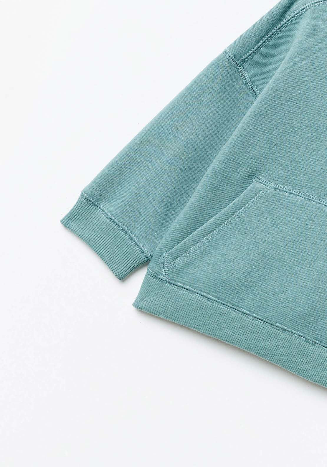 Sfera Long Sleeve Half Zip Bear Sweatshirt - Green 6 Shaws Department Stores