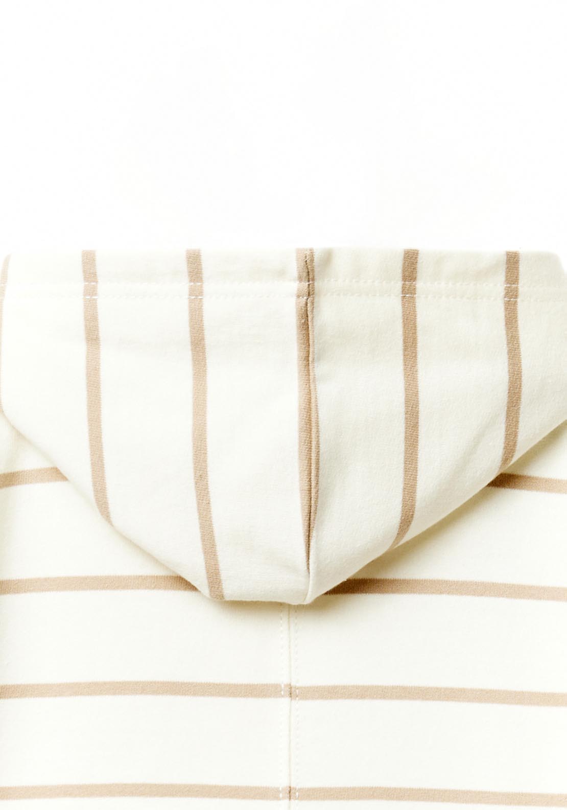 Sfera Stripes Zip-Up Sweatshirt - White 6 Shaws Department Stores