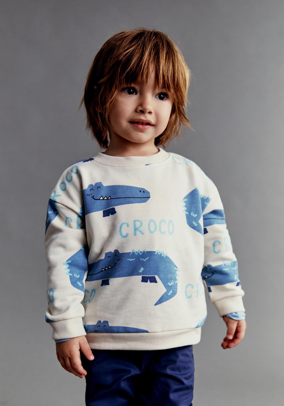 Sfera Printed tiger sweatshirt - Green Light 6 Shaws Department Stores