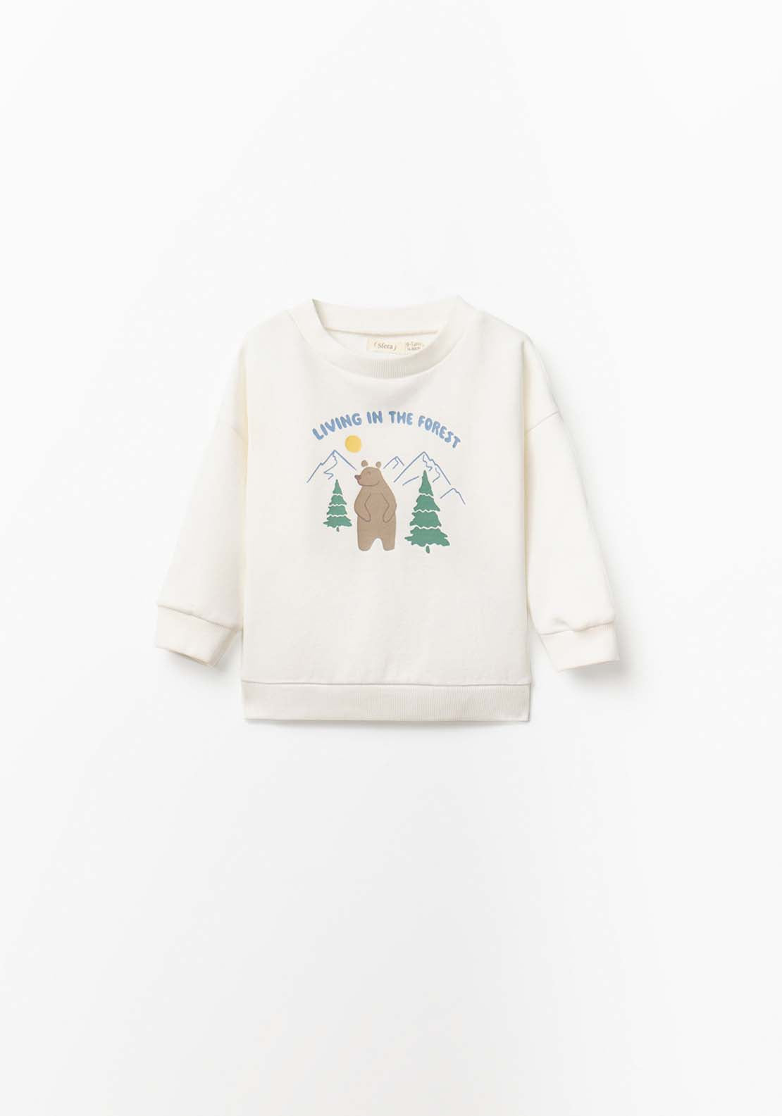 Mountain Bear Sweatshirt - White