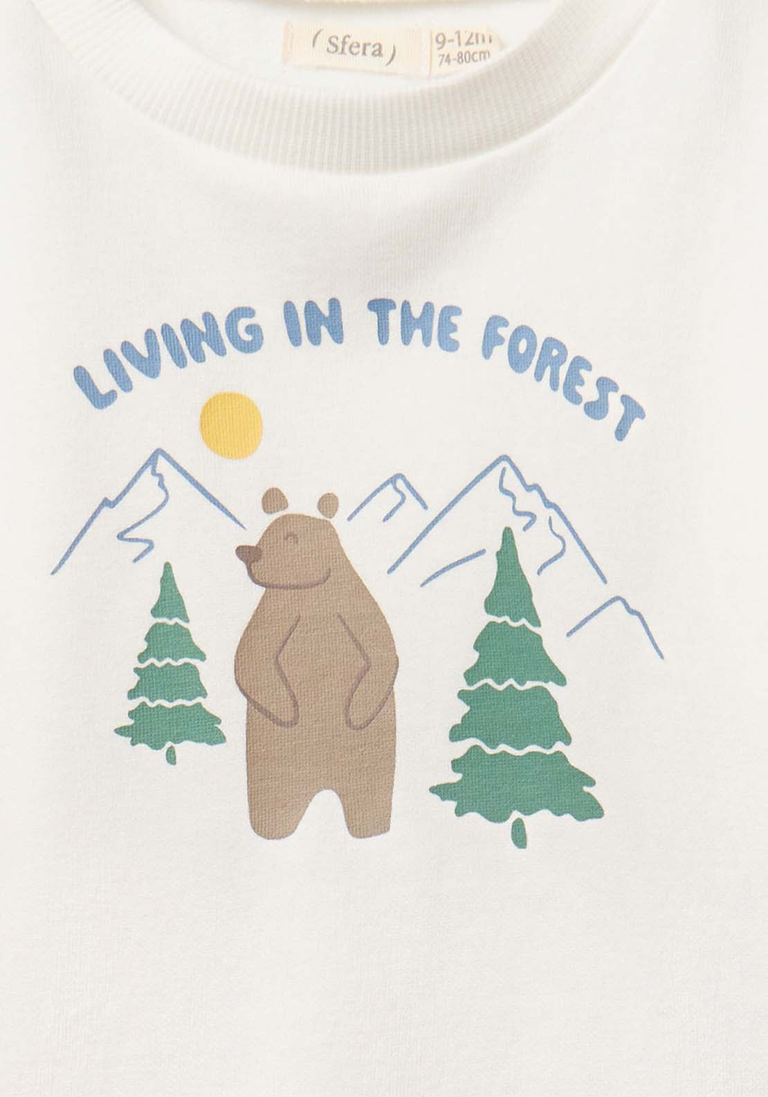 Mountain Bear Sweatshirt - White