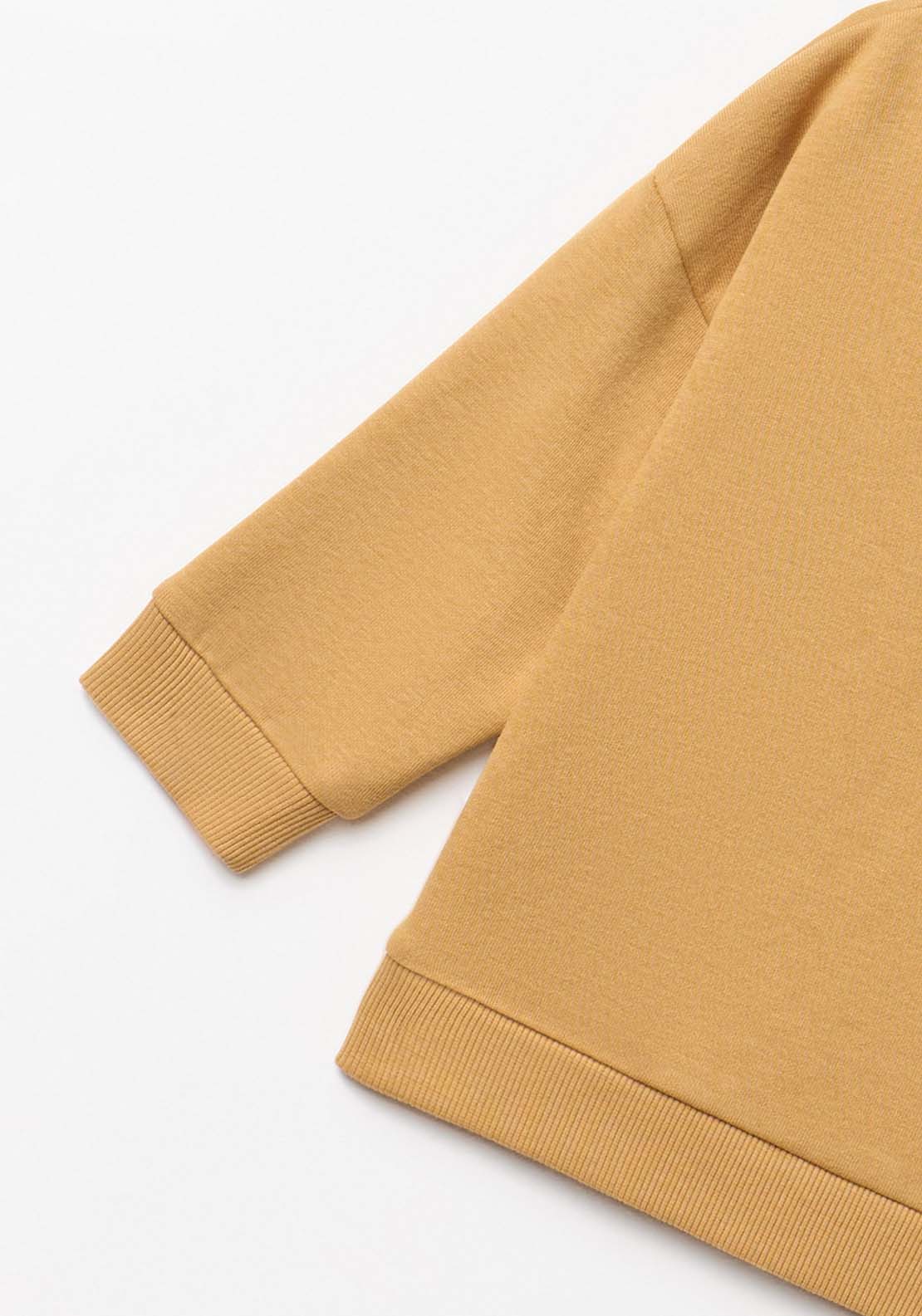 Sausage Dog Sweatshirt - Dark Yellow
