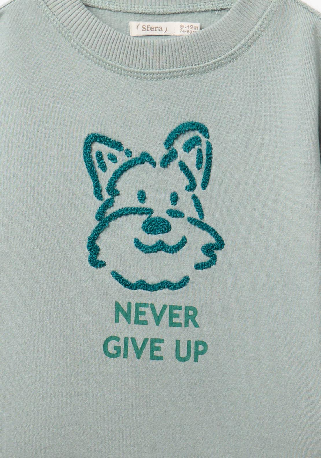 Sfera Dog Towel Sweatshirt - Green 4 Shaws Department Stores