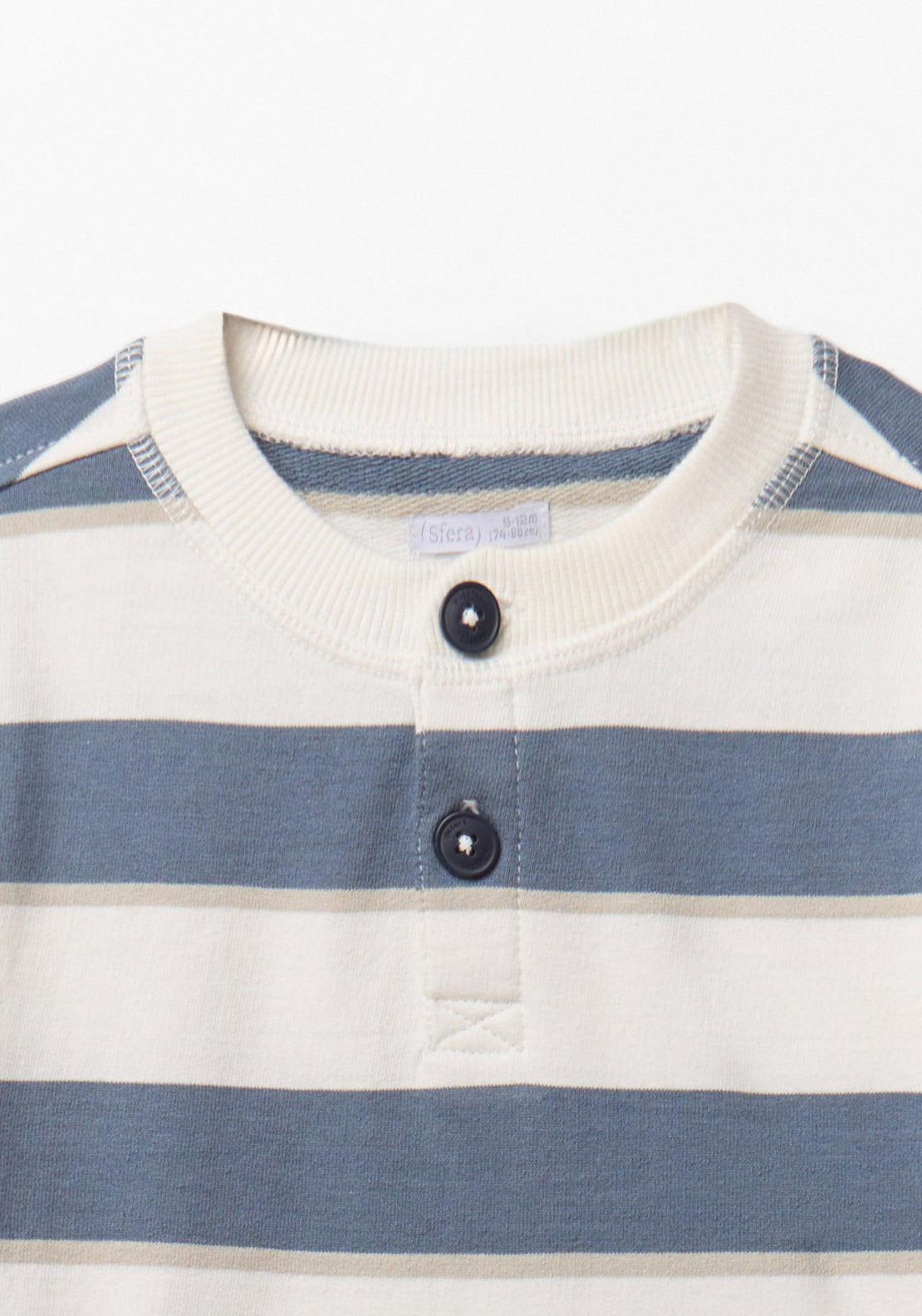 Striped Sweatshirt - White