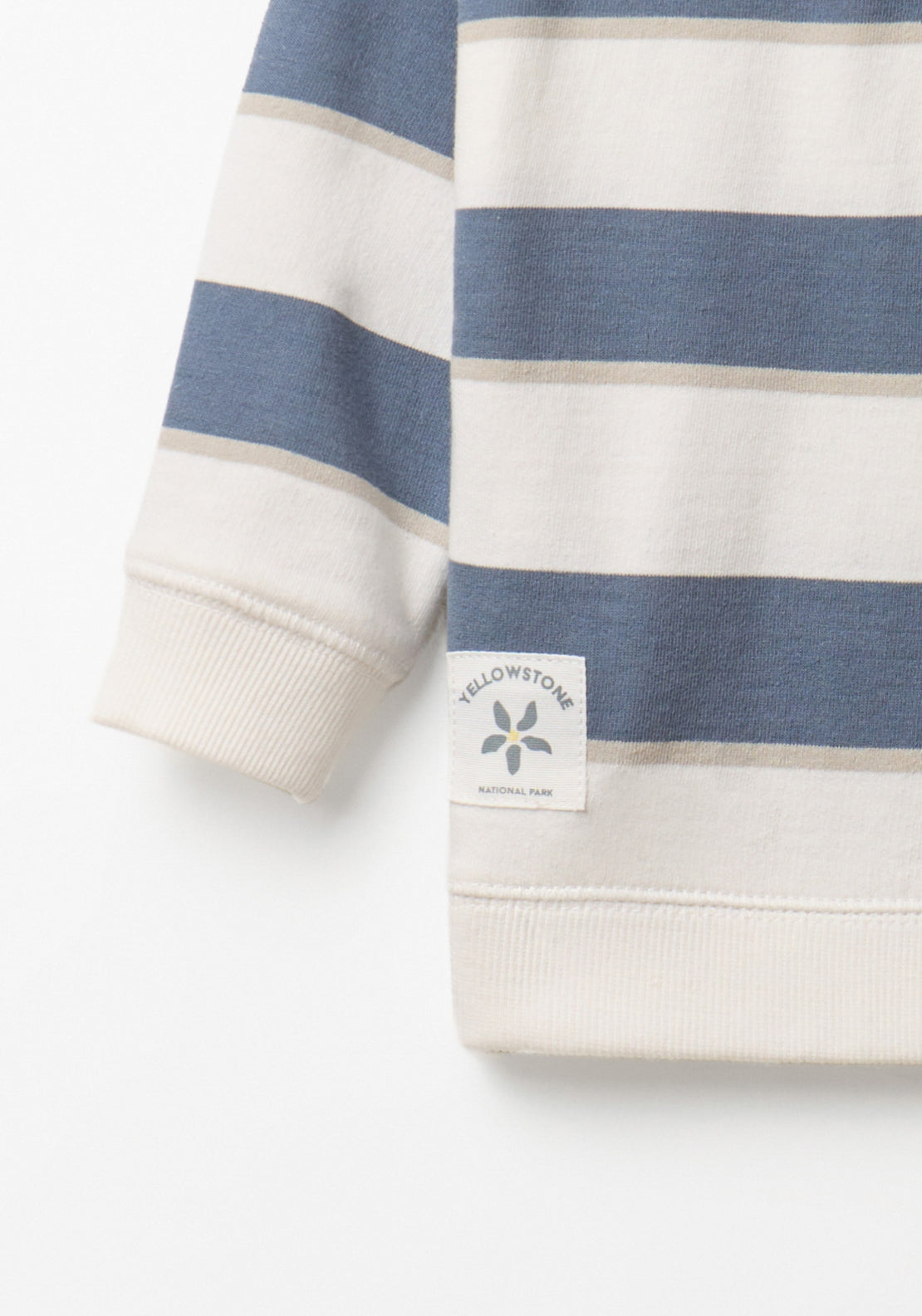 Striped Sweatshirt - White