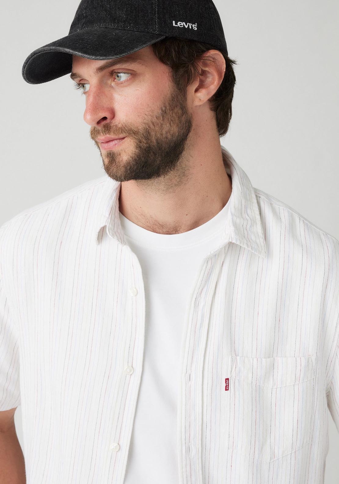Levis Sunset Shirt - Carlin Stripe Bright 3 Shaws Department Stores