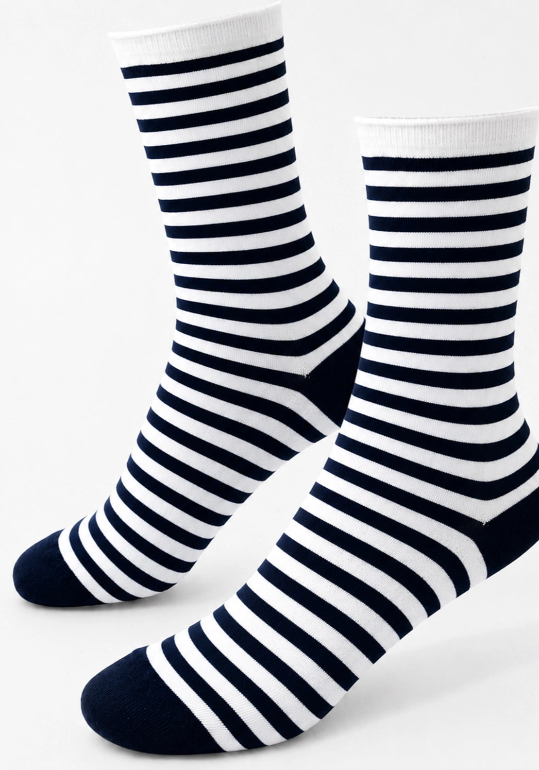 Marie Claire Bamboo Socks 2 Pair Pack - Navy White Mix 4 Shaws Department Stores
