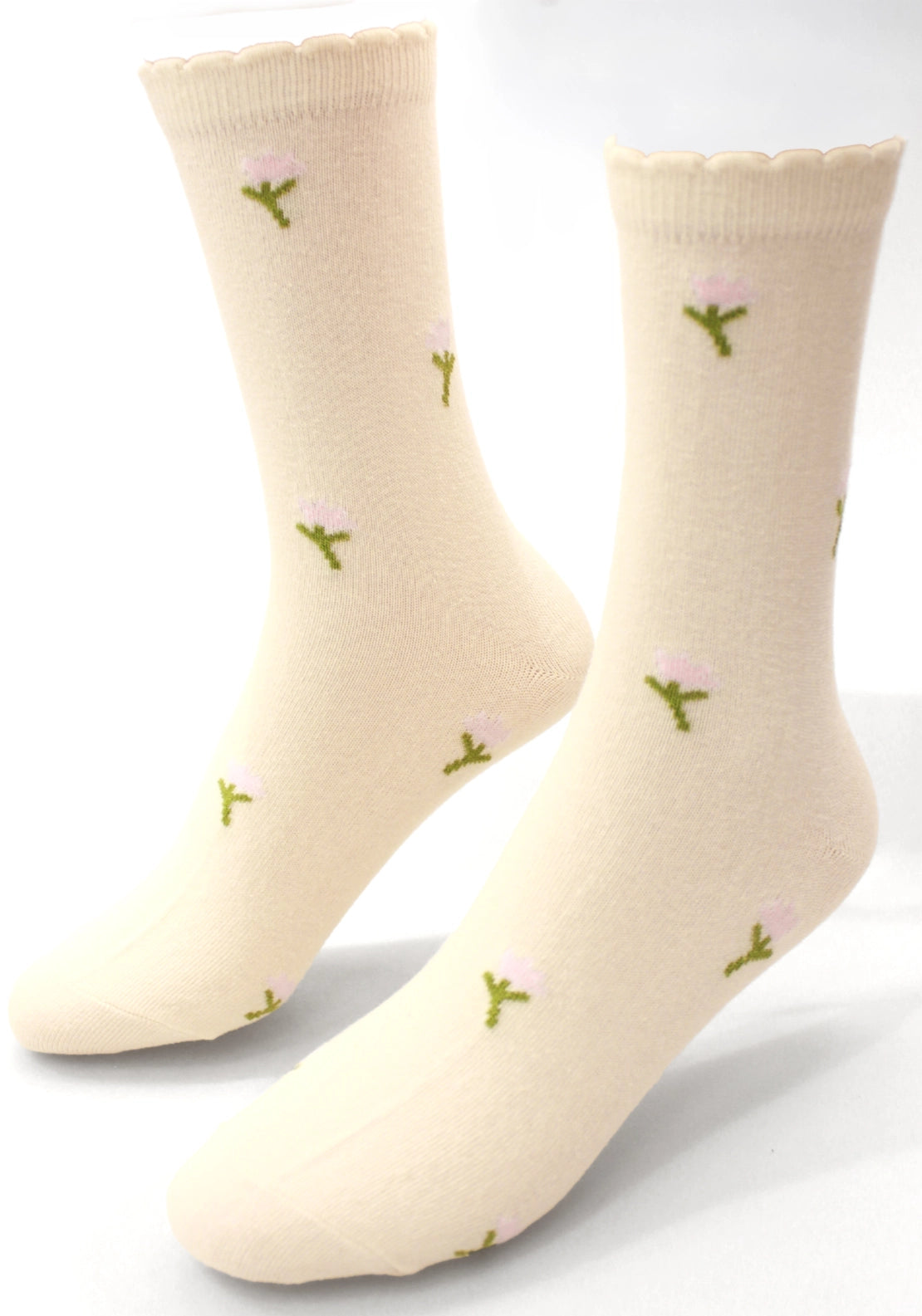 Marie Claire Design Cotton Socks 2 Pair Pack - Pink White Mix 3 Shaws Department Stores