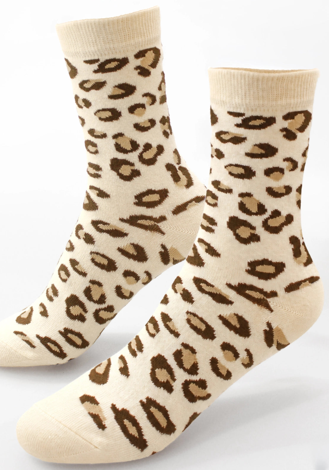 Marie Claire Leopard Print Cotton Socks 2 Pair Pack - Black 3 Shaws Department Stores