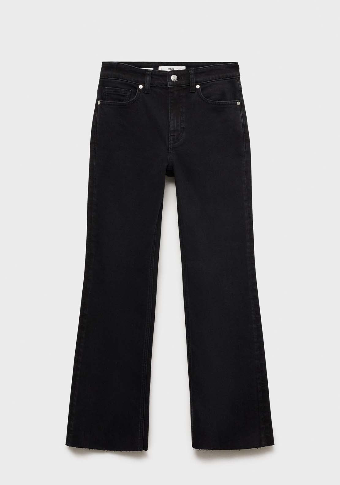 Mango Sienna flared cropped jeans - Open Gray 7 Shaws Department Stores