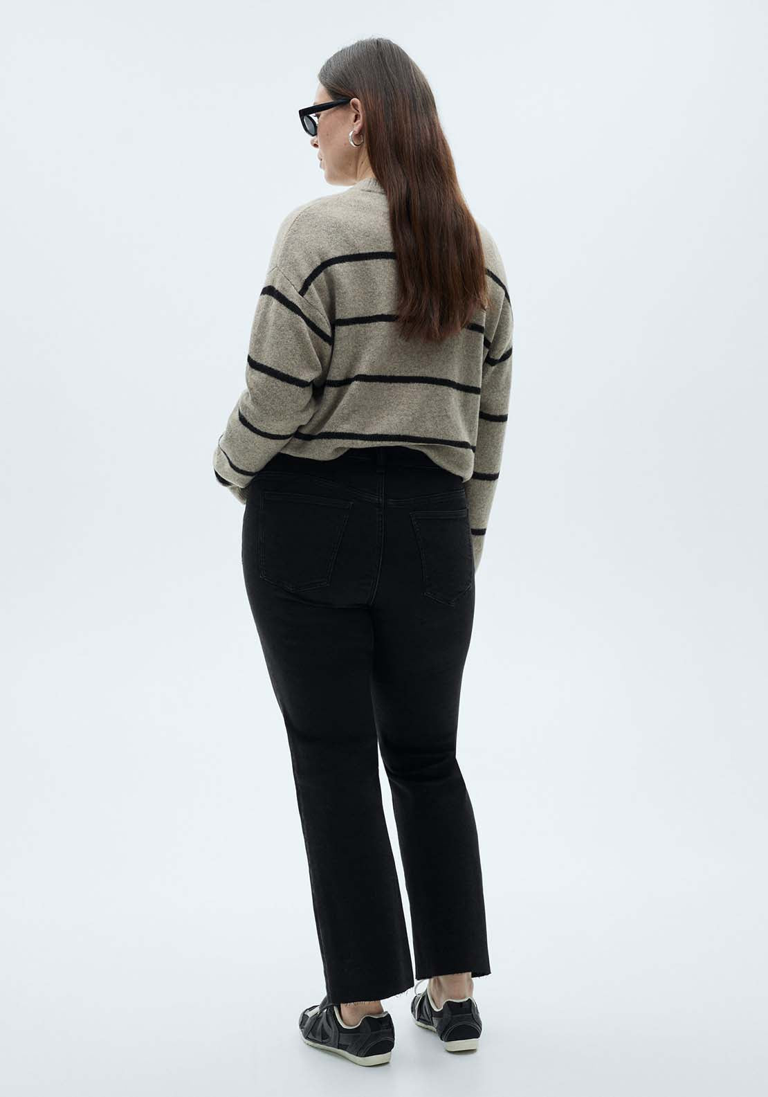 Mango Sienna flared cropped jeans - Open Gray 9 Shaws Department Stores