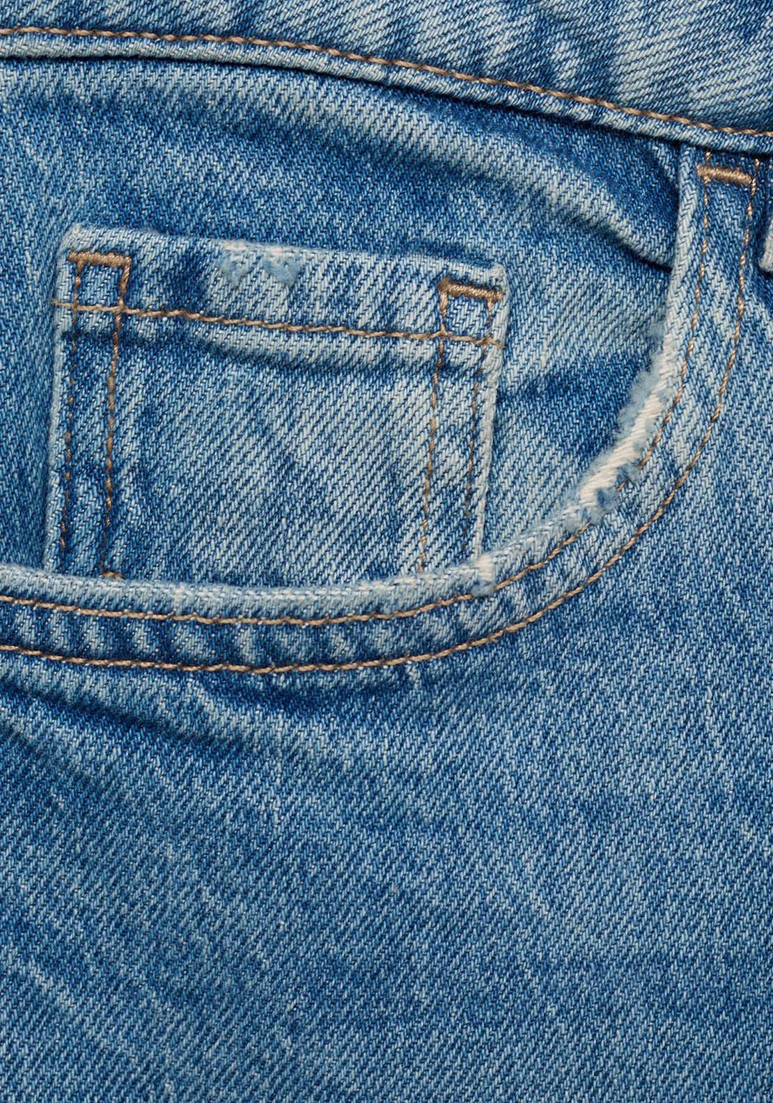 Mango High-waist balloon jeans - Open Blue 9 Shaws Department Stores