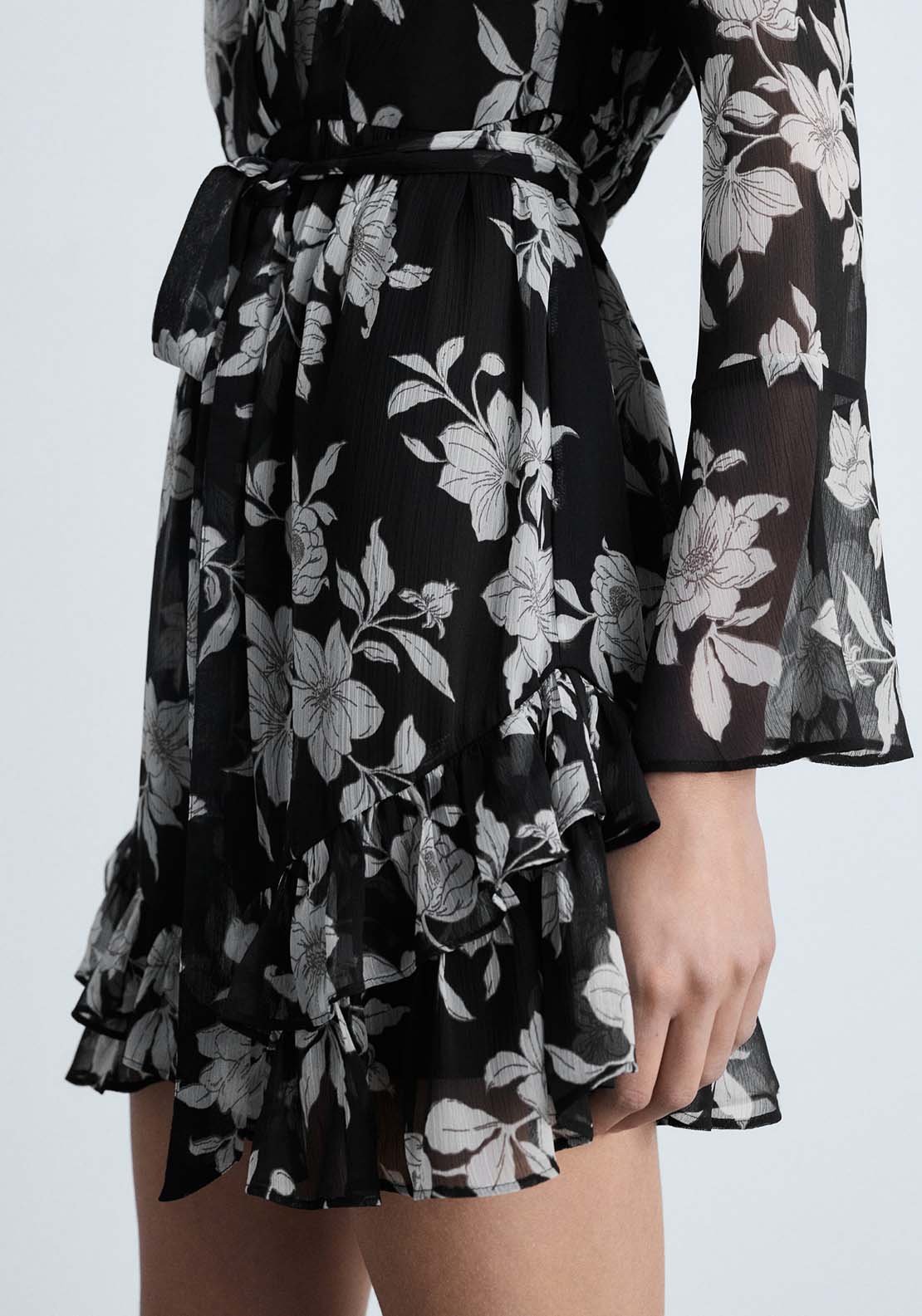 Mango Dress Swan - Black 3 Shaws Department Stores