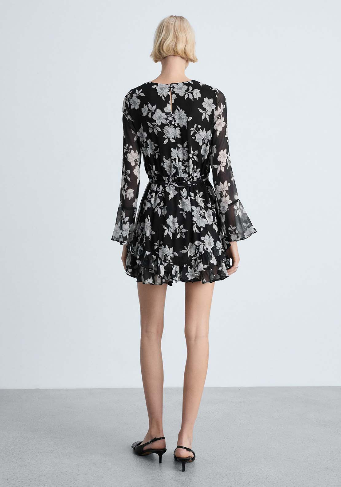 Mango Dress Swan - Black 5 Shaws Department Stores