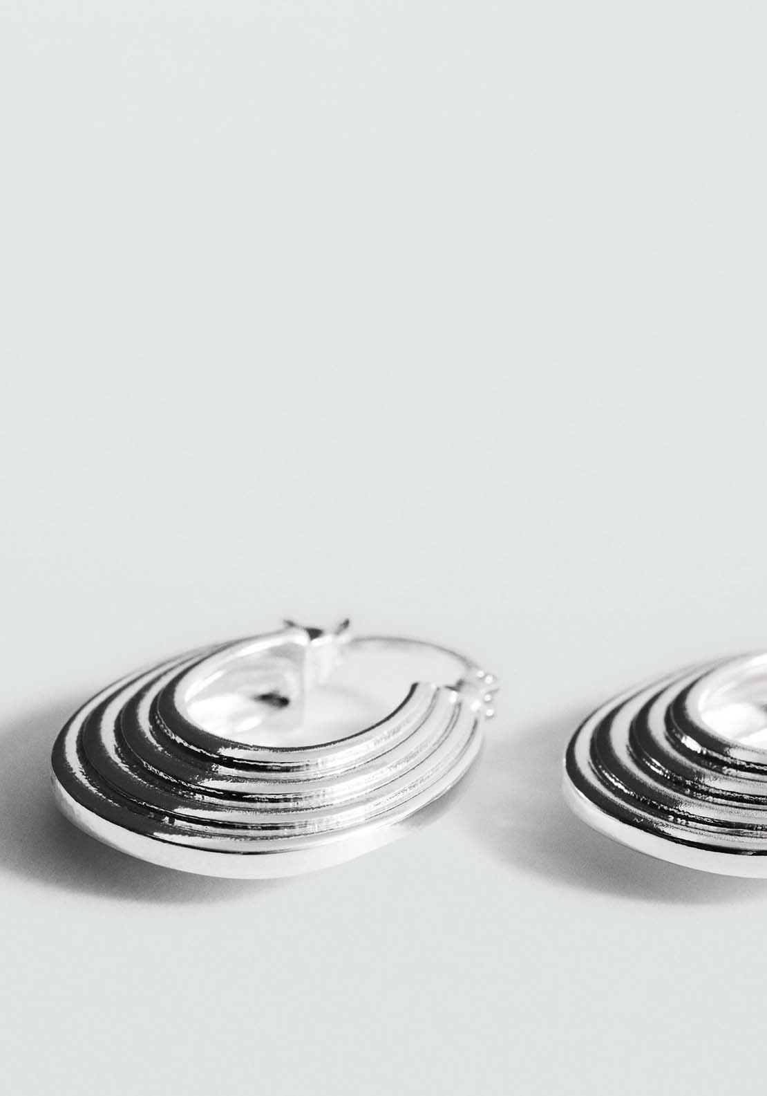 Mango Earrings Fabiana - Silver 3 Shaws Department Stores