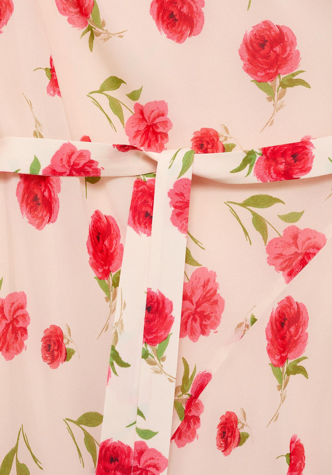 Mango Floral Dress - Light Beige 7 Shaws Department Stores