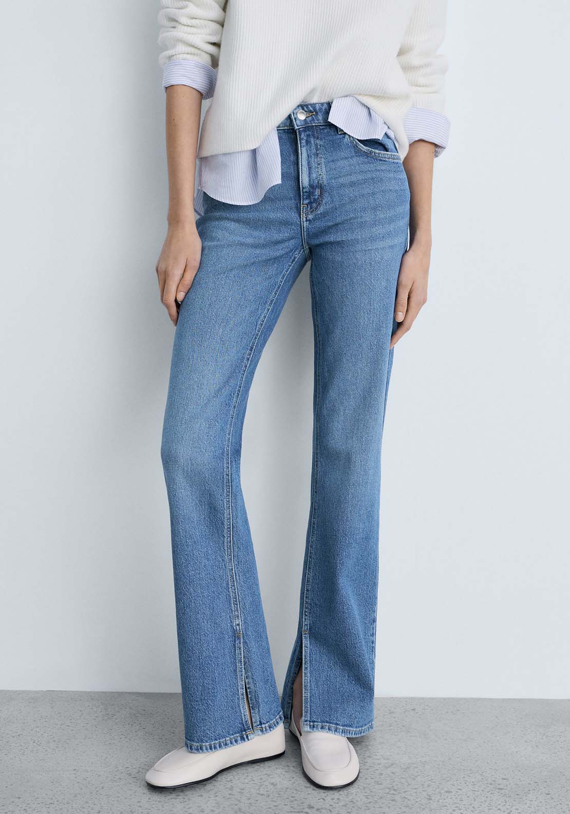 Mango Jeans Elle - Open Blue 1 Shaws Department Stores