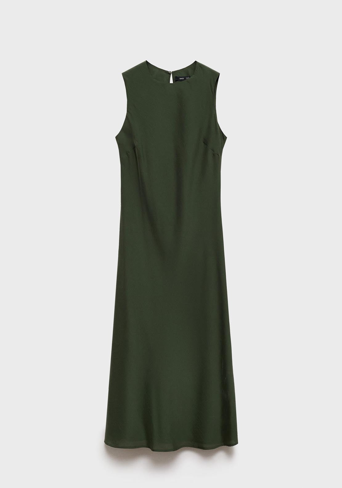 Mango Dasie Print Dress - Green 7 Shaws Department Stores