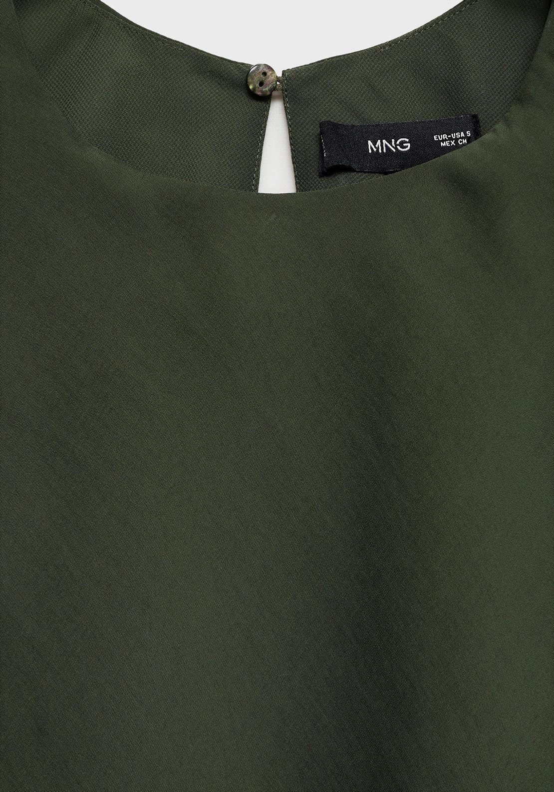 Mango Dasie Print Dress - Green 6 Shaws Department Stores