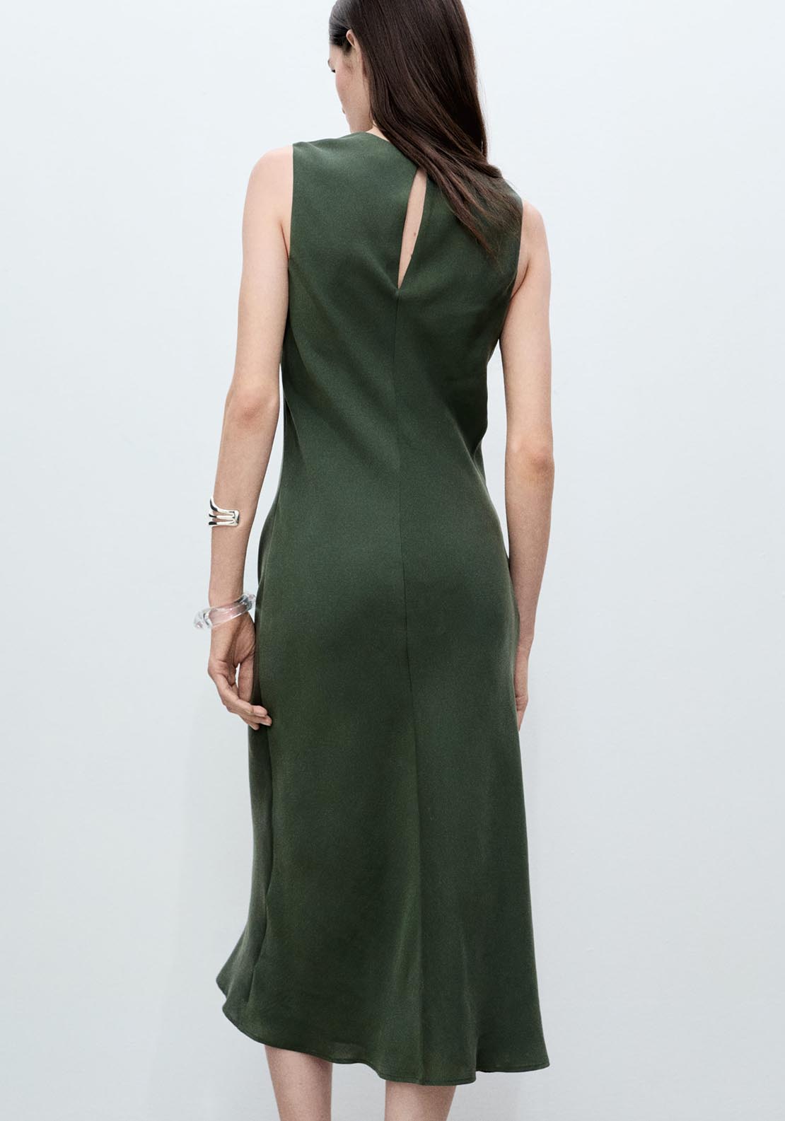 Mango Dasie Print Dress - Green 3 Shaws Department Stores