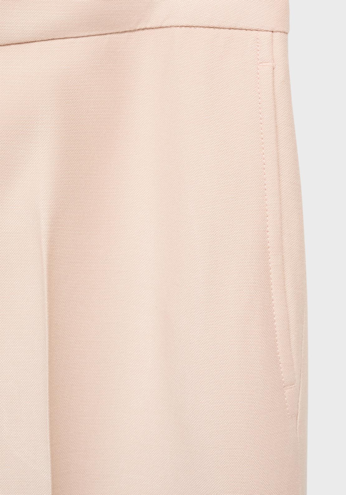 Mango Straight suit trousers - Light/pastel Pink 8 Shaws Department Stores