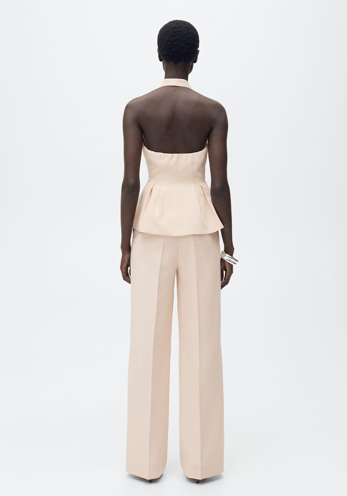 Mango Straight suit trousers - Light/pastel Pink 3 Shaws Department Stores