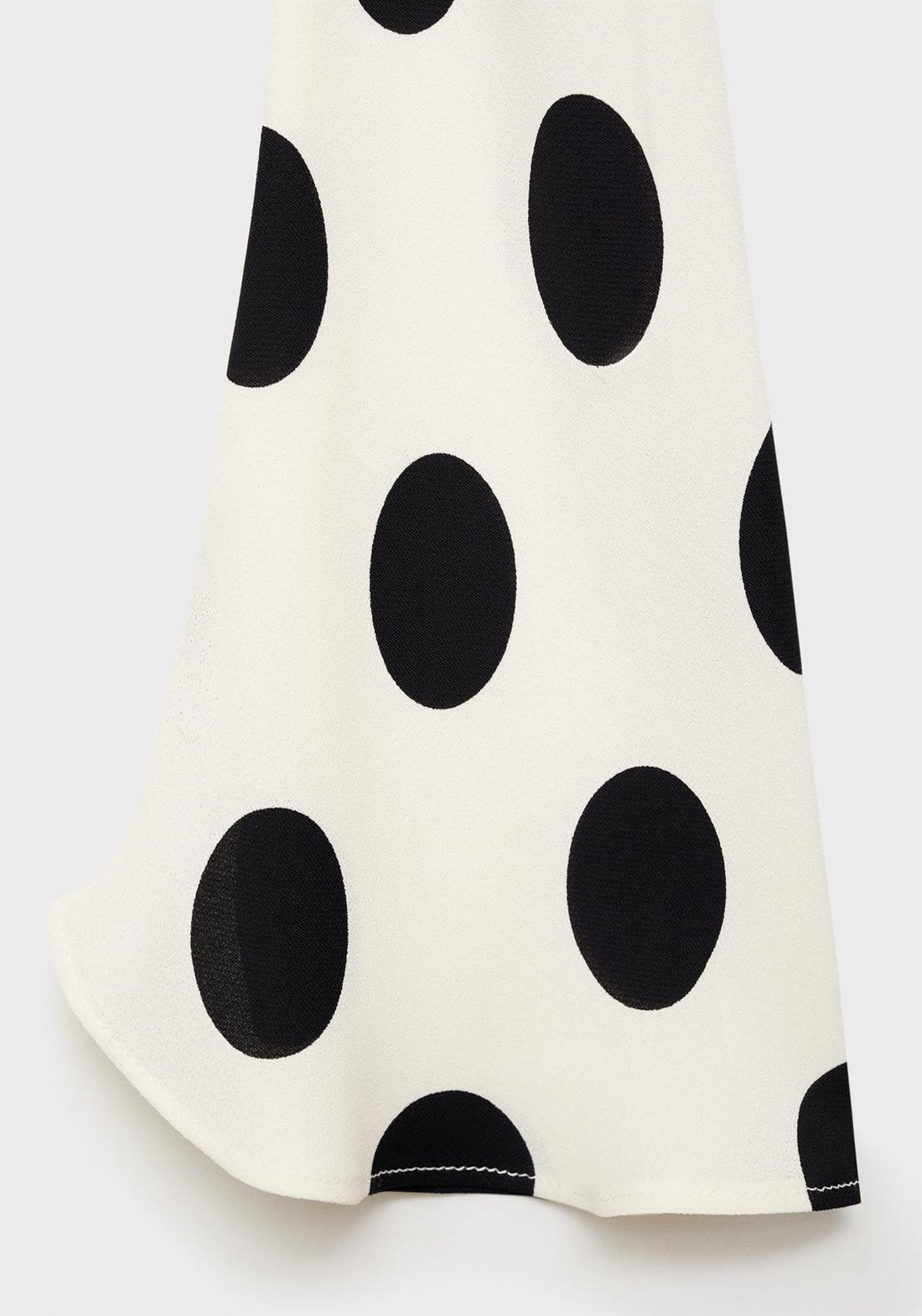 mango flared sleeve polka dot dress Mango Flared Sleeve Polka-dot Dress