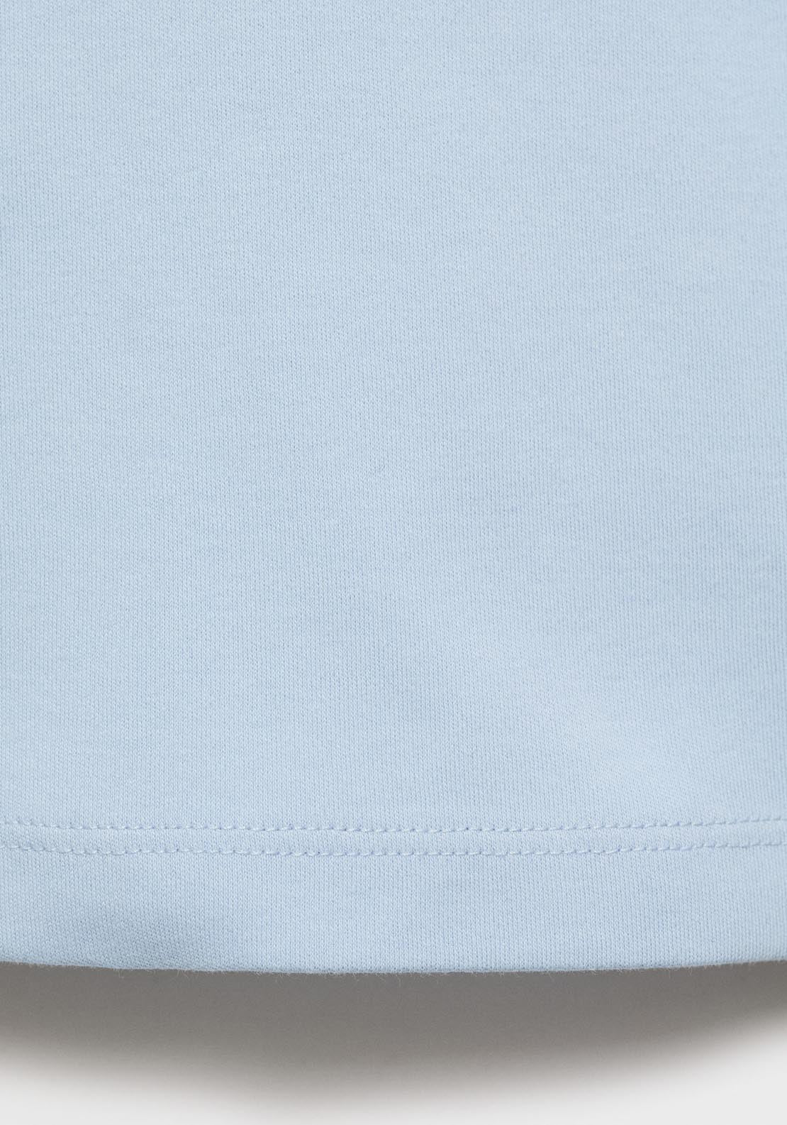 Mango Short Sleeve T-Shirt - Light/pastel Blue 8 Shaws Department Stores