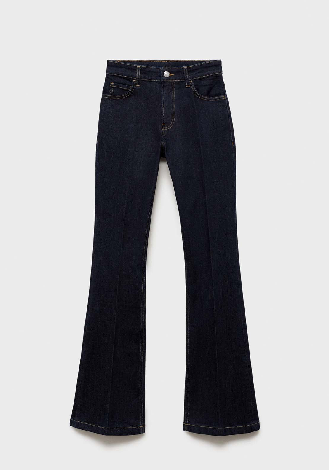 Mango Jeans flare rinse wash - Open Blue 1 Shaws Department Stores